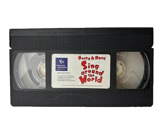 Rusty And Rosy Sing Around the World [VHS] Waterford Institute Kids ...