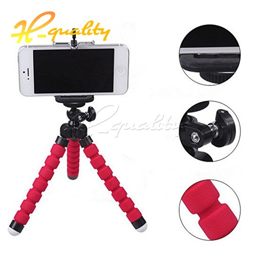 Octopus Adjustable Tripod Cell Phone Camera Bracket Holder Selfie Stand Holder - Imagen 9 de 16