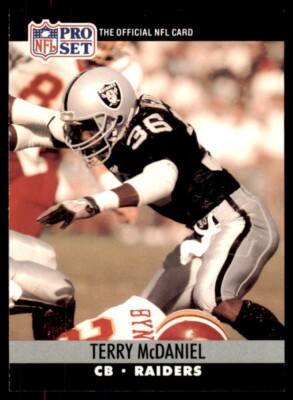1990 Pro Set Terry McDaniel Los Angeles Raiders #546