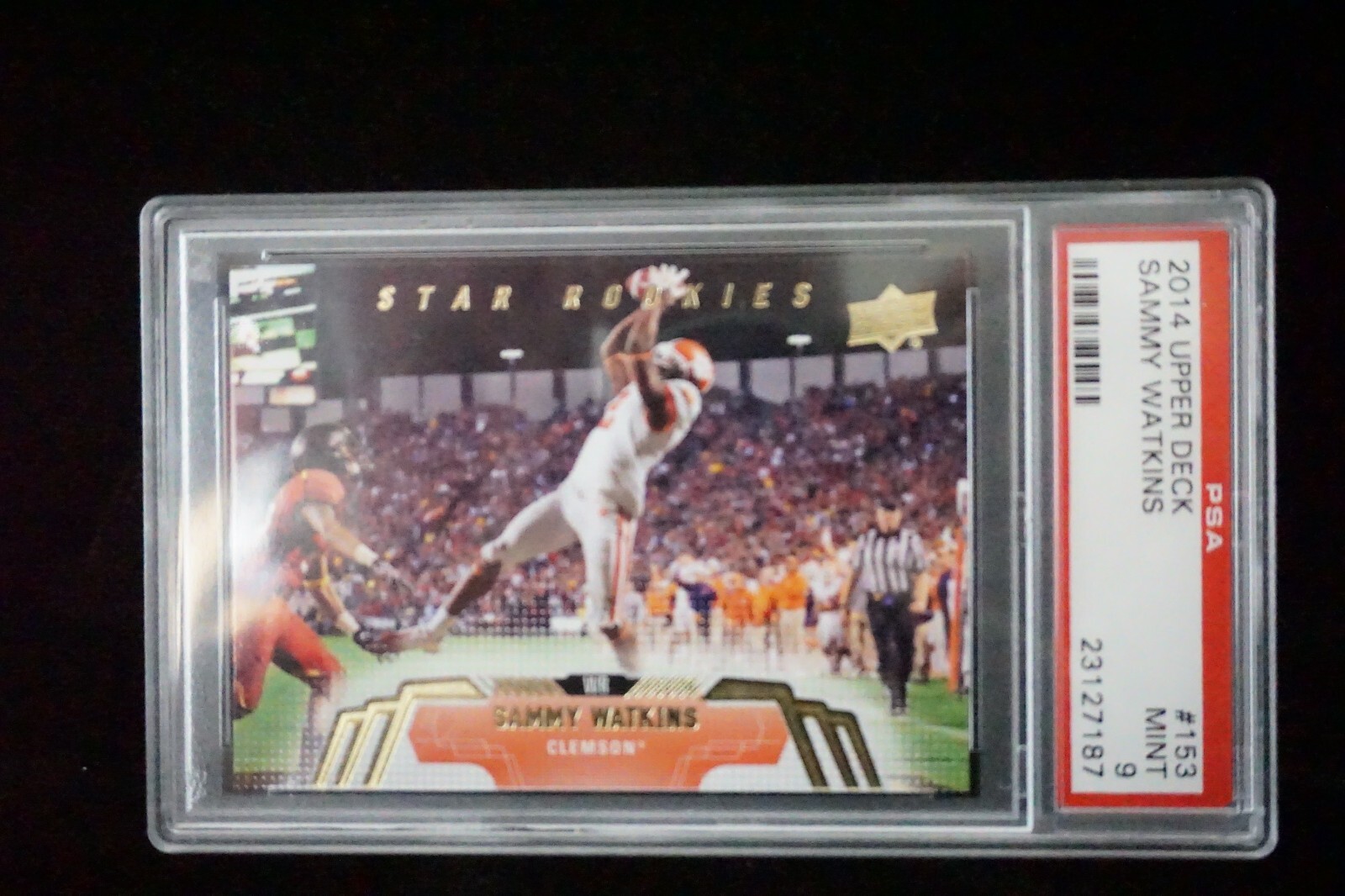 2014 SAMMY WATKINS UPPER DECK  PSA MINT {9} #153
