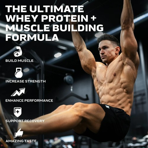 (2 Packs) MuscleTech NitroTech Whey Protein Powder, Milk Chocolate - Picture 6 of 8