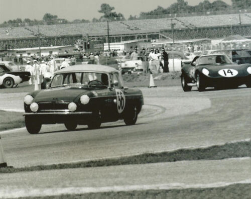 Vintage 8 X 10 Auto Racing Photo Daytona 1964 Cheetah No. 14 Ralph Salyer &  MGB | eBay