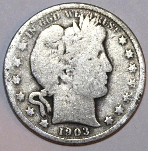 1903-p Barber Half Dollar - Good - #9716D