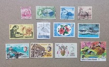 Caribbean Stamps x12 &ndash; Barbados, Trinidad & Tobago, Dominica, Turks & Caicos QE2