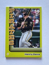 2024 Topps Brooklyn Collection Chartreuse /99 Henry Davis Rookie Pirates  