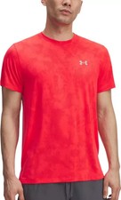 Under Armour UA Launch Camo SS T-Shirt Racer Red Size XL 6006098 Mens Activewear