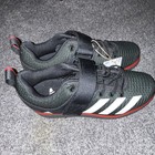adidas Powerlift 5 Mens Weightlifting Shoes US 6 Black White Red Strap — photo 2