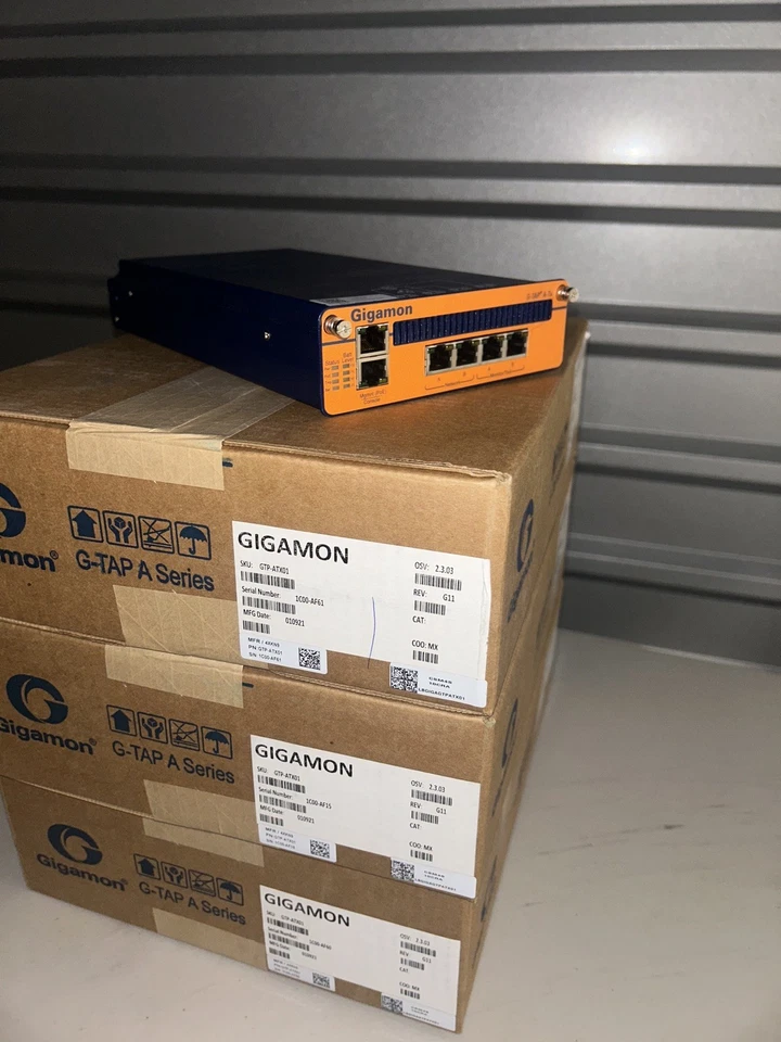 3 UNIDADES NUEVO Divisor de grifo de red Gigamon G-TAP A-TX “Always On”, GTP-ATX01 Foto 4 de 4