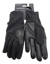 Outdoor Research Women's Storm Tracker Sensor Windblock Gloves Black Small 6 NWT