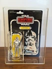 Vintage Kenner Star Wars AT-AT Driver w/41 Back Cardback & Case Hong Kong COO
