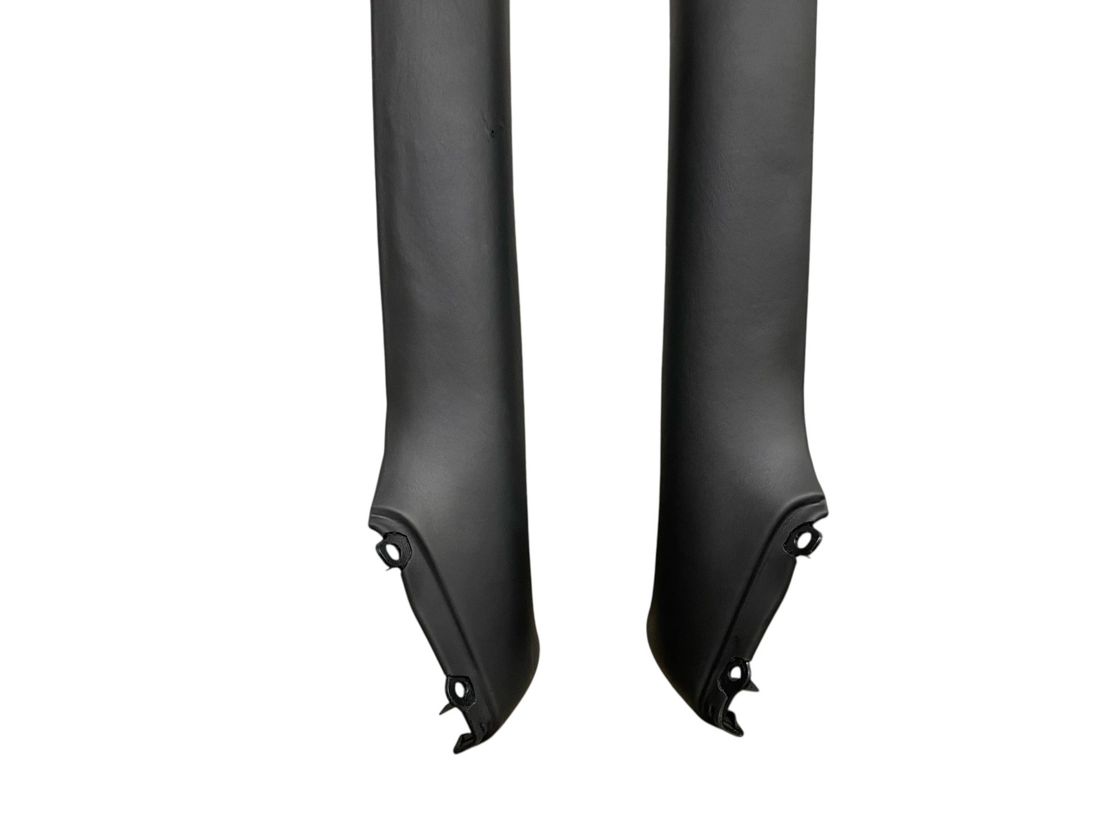 2015 BENTLEY CONTINENTAL LEFT & RIGHT A PILLAR TRIM PANEL SET BLACK CONVERTIBLE