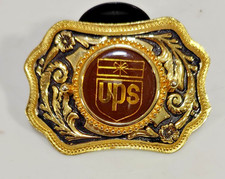 Vintage United Parcel Services (UPS) Gold Toned Western Belt Buckle