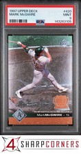 1997 UPPER DECK #420 MARK McGWIRE ATHLETICS PSA 9