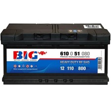 PKW Batterie Autobatterie 12V 110Ah BIG Premium 61051 Starterbatterie ers 105Ah