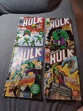 Lot Of 4 The Incredible Hulk Bronze Age Marvel Comics 1970-71