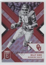 2018 Panini Elite Draft Picks Status Red Die-Cut 29/49 Billy Sims #11 0c2