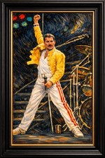 Freddie Mercury Queen Limited Edition Print Signed By Artist 1 of 5