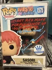 Funko Pop! Naruto Shippuden Sasori Funko Shop Exclusive #1575 SIGNED & 2 Quotes