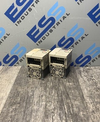 (LOT OF 2) YASKAWA CIMR-V7AA22P2 AC3PH INVERTER