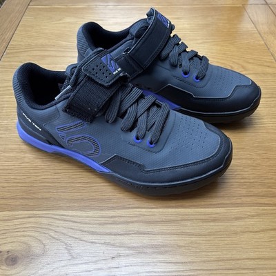 Five Ten Kestrel Lace SPD MTB Damenschuh schwarz lila Größe UK 5,5 sehr guter Zustand