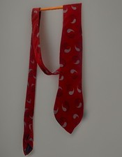 Yves Saint Laurent Tie 100 Silk Burgundy Made In USA Vintage Tie