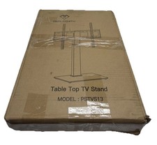 PERLESMITH Universal Swivel TV Stand Legs 37 65 37 75 Inch ScreeN BLACK TV STAND