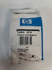 Genuine New HP 58 Photo Color Ink Cartridges C6658A