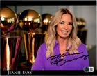 JEANIE BUSS SIGNED 8X10 PHOTO BECKETT BAS COA LOS ANGELES LAKERS OWNER 8