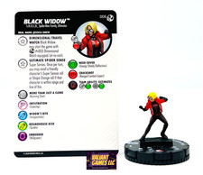 Marvel Heroclix Black Widow 006 w/ Card Venom Spider-Man Absolute Carnage Set
