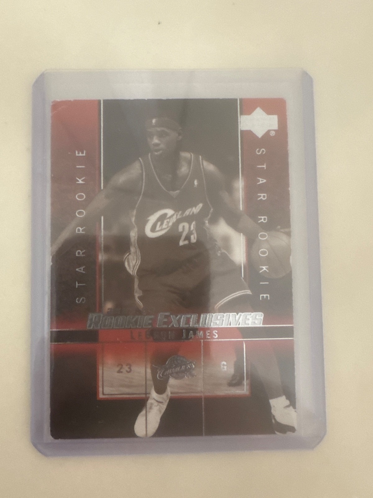 2003-04 Upper Deck Rookie Exclusives - Black & White #1 LeBron James (RC)