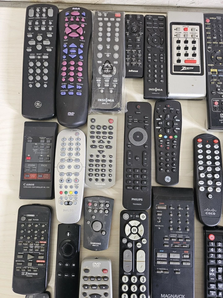 Lot of Fifty (50) Remote Controls - Miscellaneous Random Brands UNTESTED RESALE - Image 2 of 4
