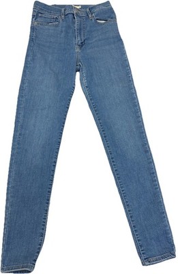 Levi's Mile High Super Skinny Jeans Women's 29 High Rise Blue Stretch Denim