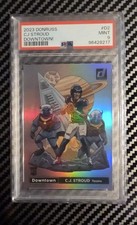 2023 PANINI DONRUSS CJ STROUD DOWNTOWN ROOKIE Card Case Hit PSA 9