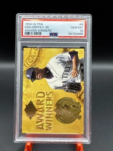 Ken Griffey Jr. 1994 Ultra Award Winners #6 PSA 10 GEM MINT - Seattle Mariners
