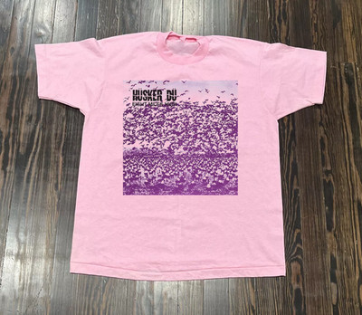Husker Du Band Eight Miles High Light Pink T Shirt Size S-5XL