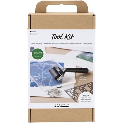 CREATIV COMPANY Werkzeugset Gel-Druck Tool Kit