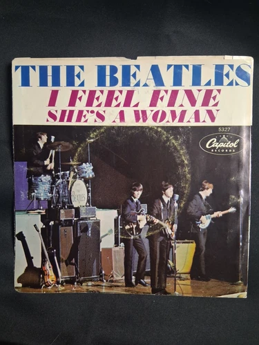THE Beatles , I feel fine , 45RPM