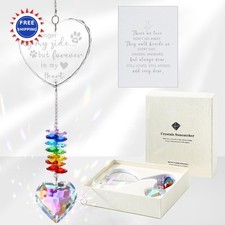 Dog Memorial Gifts for Loss of Dog, K9 Pet Memorial Crystal Suncatcher, Pet S...