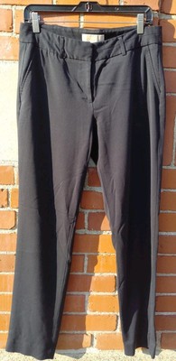 Michael Kors Women's Size 6 Straight leg Pants Black Stretch Business Casual