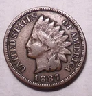 1887 Indian Head Cent Penny