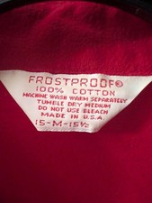 Vintage Frostproof Chamois Flannel Sanforized Shirt Shirt Size M 15-15.5