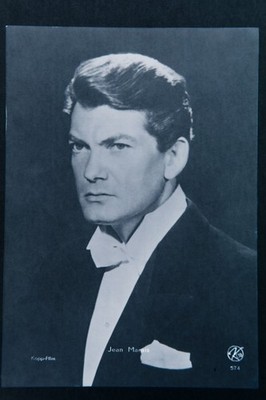 Jean Marais Studio Portrait Actor Kopp Film c.1950 Glass Negatives