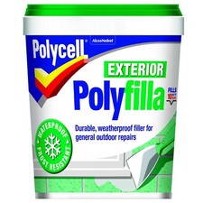 Polycell Polyfilla Multi Purpose Exterior Filler - Ready Mixed Tub 1kg