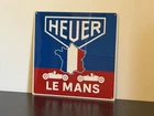 Hi Gloss!! Heuer Lemans Racing France Vintage Style Sign