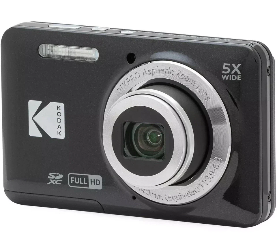 Kodak Pixpro FZ55 Digitalkamera Schwarz 16MP 1080p Full HD Video 5-Fach Zoom Neu - Bild 3 von 4