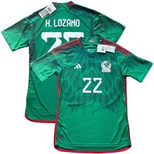 2022/23 Mexico Authentic Home Jersey #22 H. LOZANO Medium Player Issue World Cup
