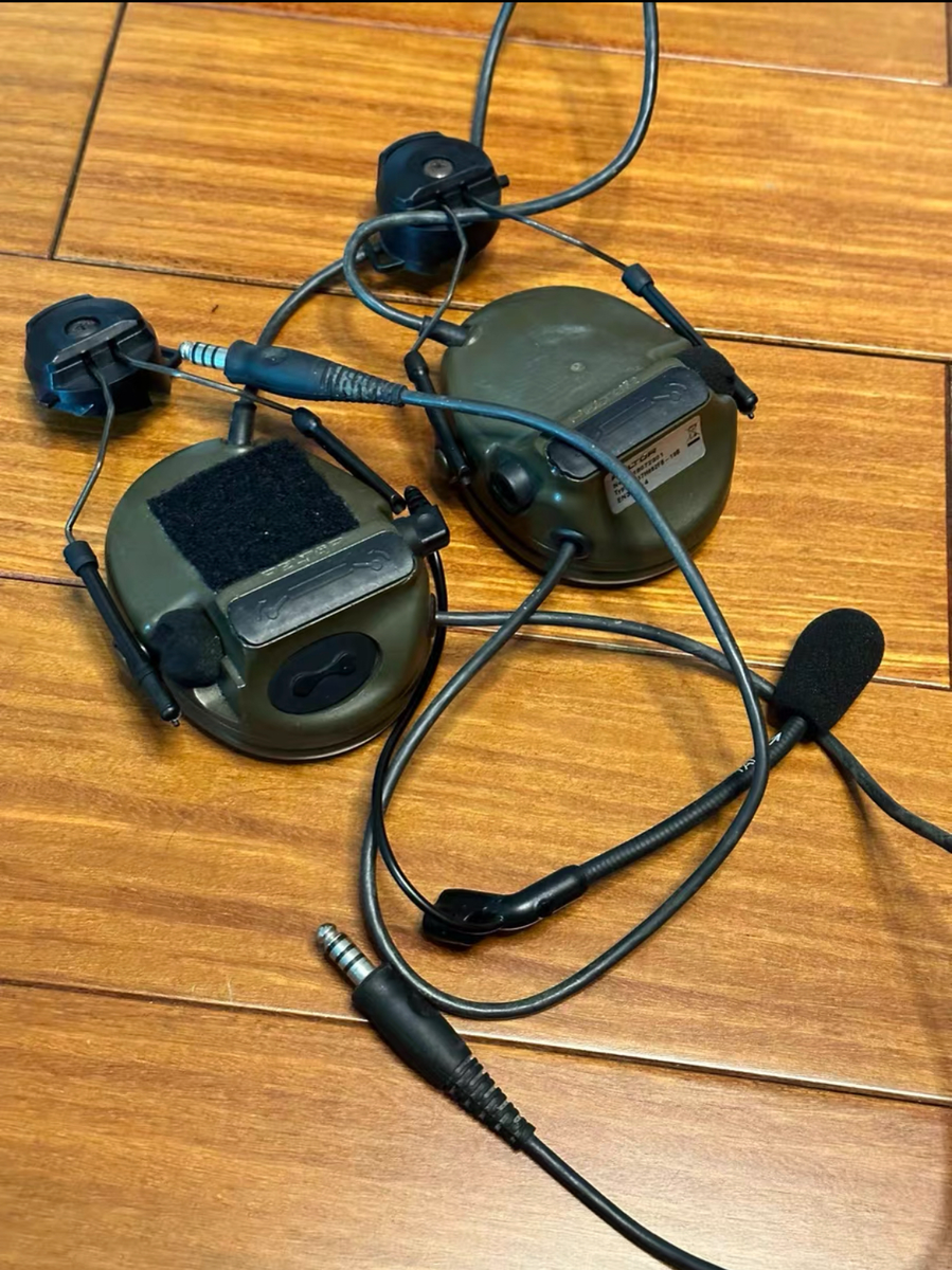 TCA comtac3 デュアル Used 3M Pelto Comtac III Dual Comms TCA-Official Military Headset