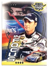 HOF'er JIMMIE JOHNSON 2005 Wheels High Gear IN FOCUS NASCAR Racing Card #73