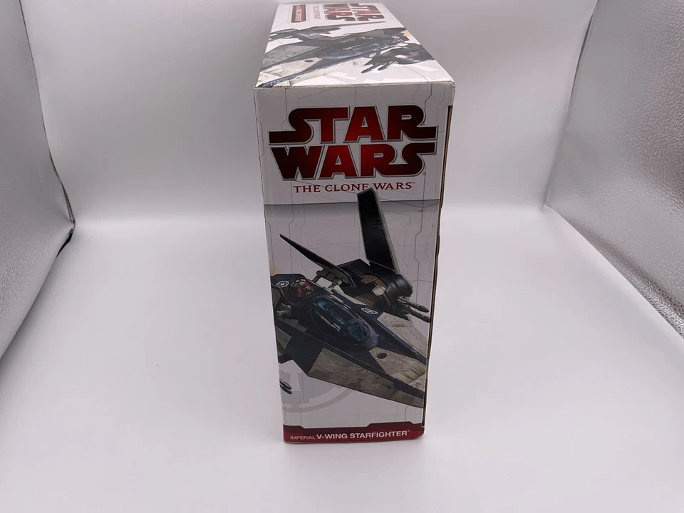 Star Wars Clone Wars Imperial V-Wing Starfighter Toys R Us Exclusivo 2009 sellado Foto 4 de 4