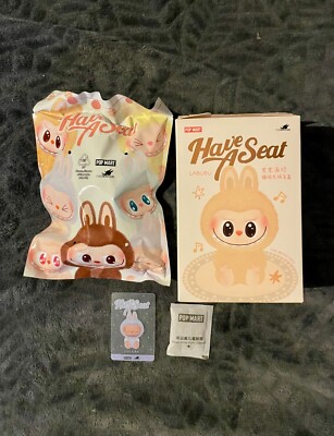 AUTHENTIC POP MART LABUBU The Monsters Have A Seat Vinyl Plush - ZIZI Sealed Bag